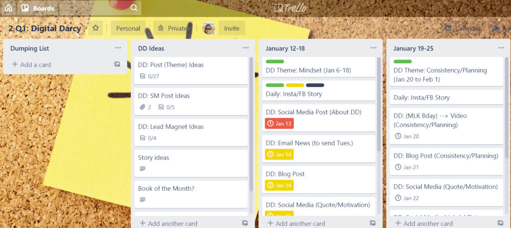 Sample Trello Board