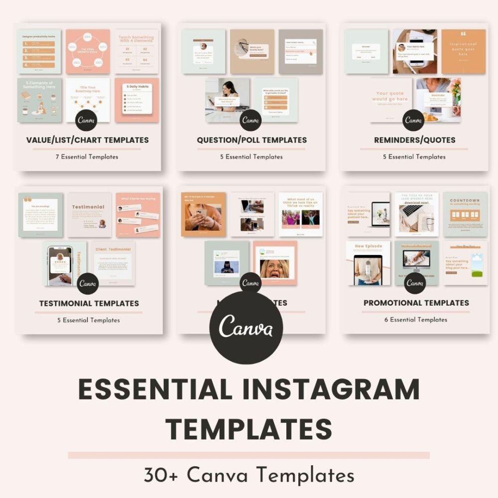 essential instagram templates